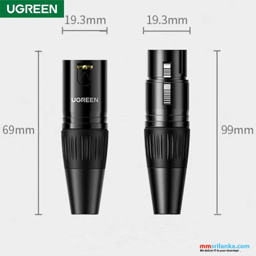 UGREEN Cannon Male Connector